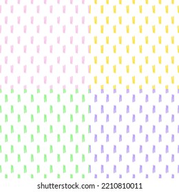 Satz von buntem, geometrischem Hintergrund.