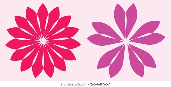 Conjunto de .Colorful. flor divertida geométrica.. feita de plasticina modelagem argila isolada no branco