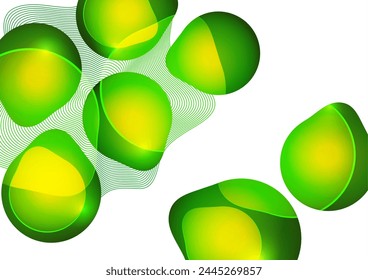 Conjunto de líneas y Formas redondeadas geométricas coloridas. Fondos abstractos para el Fondo de pantalla, tarjetas de visita, cubierta, cartel, Anuncio, folleto, cabecera, Sitio web. Ilustración vectorial.