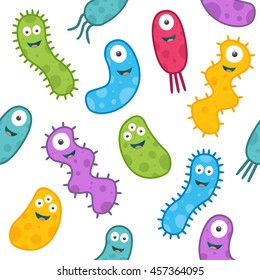 Set Of Colorful Germs In A Repeat Pattern