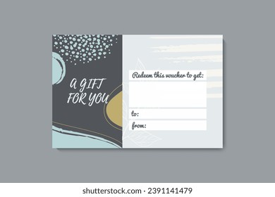 Set of colorful gift cards template. Modern style vector illustration of flowers for saloon, gallery, spa, shop. Gift voucher	
