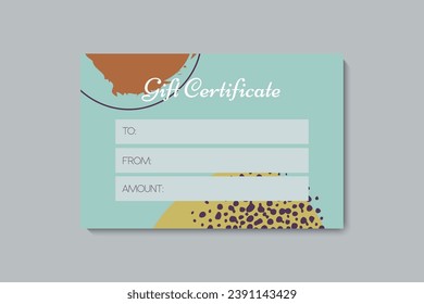 Set of colorful gift cards template. Modern style vector illustration of flowers for saloon, gallery, spa, shop. Gift voucher	
