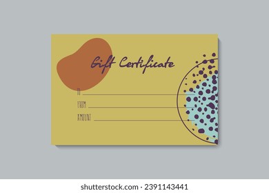 Set of colorful gift cards template. Modern style vector illustration of flowers for saloon, gallery, spa, shop. Gift voucher	
