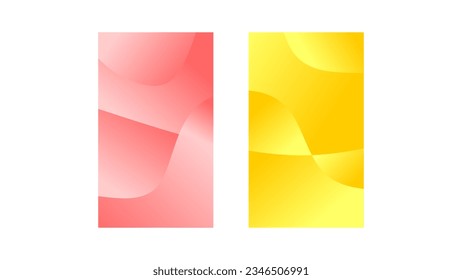  Set of colorful gradient abstract background for cover, poster, screen, decoration