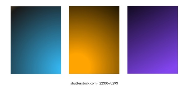 Set Of Colorful Gradient Background. Suitable For Banner, Ads, Social Media Post, and Wallpaper.