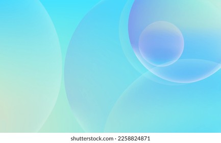 Set of colorful gradient filled fluid abstract backgrounds