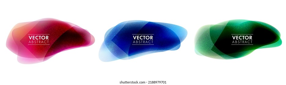 Set of Colorful Graphic Elements. Abstract Vector Illustration.