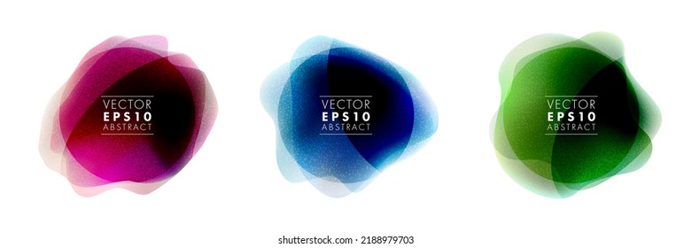 Set of Colorful Graphic Elements. Abstract Vector Illustration.