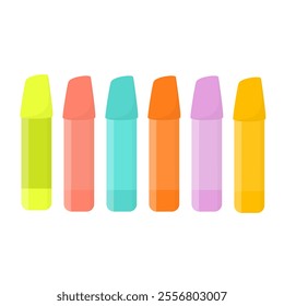 Set Of Colorful Higlighter for Writing