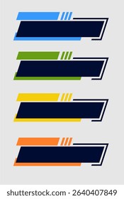 Set of Colorful infographic element vectors
