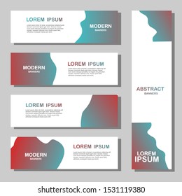 Set colorful liquid geometric shape. Futuristic trendy dynamic elements. Abstract background for social media post promotion, Sale, discount layout. Creative Paper Tag, Poster, Banner or Flyer design