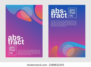 Set of colorful and modern cards, flyers, posters, banners, brochures and more for your business design template