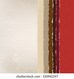 A set of colorful old paper. Background with old paper. Place for your text