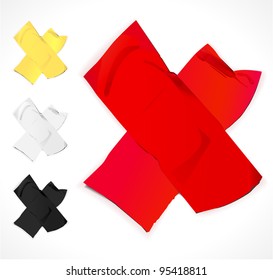 Set of colorful patches