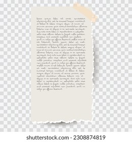 conjunto de papel colorido realista pegajoso de nota , aislado en fondo gris , ilustración Vector EPS 10