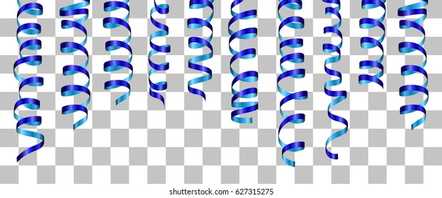 set of colorful ribbons. vector holidays fun background.