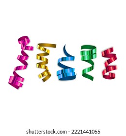 Set of colorful ribbons for your design, vector EPS 10