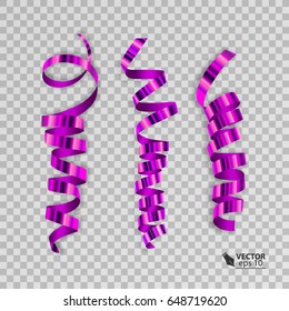 Set of colorful ribbons for your design, vector EPS 10