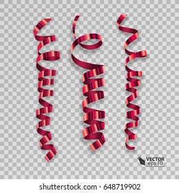 Set of colorful ribbons for your design, vector EPS 10