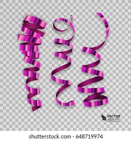 Set of colorful ribbons for your design, vector EPS 10