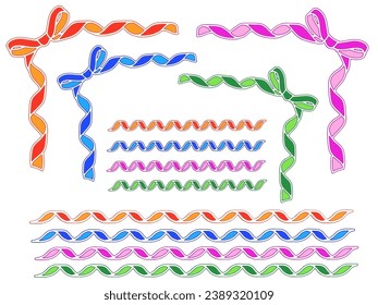 Bandas rodadas de colores