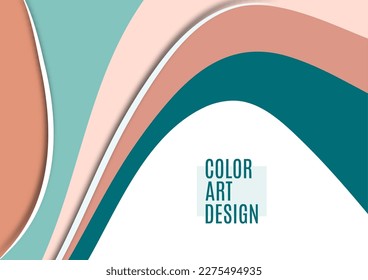 Set of colorful smooth motion abstract wave. Smooth futuristic wave lines. Business, technology message, presentation or personality. Vector