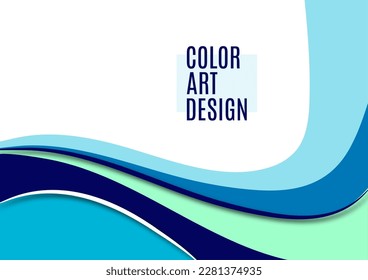 Set of colorful smooth motion abstract wave. Smooth futuristic wave lines. Business, technology message, presentation or personality. Vector