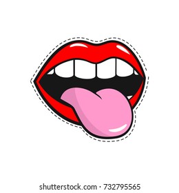 Set of colorful stickers. Vector.