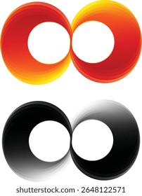  conjunto de círculos vetoriais coloridos
