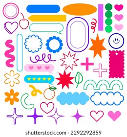 Set of colorful vector ,elements design