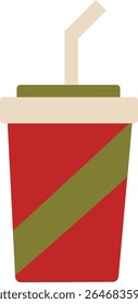 A set of colorful vector icons of fast food items including burger, fries, hot dogs, drinks, sauces, and packaging. Perfect for restaurant, delivery, and food app designs.
