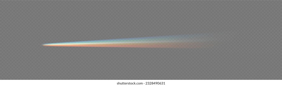 Set of colorful vector lenses and light flares with transparent effects. Iridescent crystal leak glare reflection effect. Optical rainbow lights, glare, leak, streak overlay. falling confetti. Vector