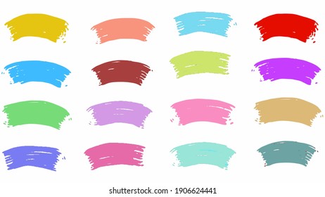 Set of colorful vector watercolor backgrounds for poster, brochure or flyer, Bundle of watercolor posters, flyers or cards. Banner template.
