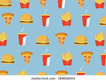 Pizza and coke Stock Illustrations, Images & Vectors | Shutterstock