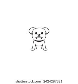 set of coloring books cute dogs set