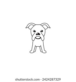 set of coloring books cute dogs set
