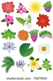 A set of colors for the design of your illustrations