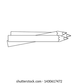Set of colors pencils school utensils vector illustration graphic design vector illustration graphic design