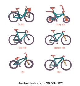 types of bicycles with pictures
