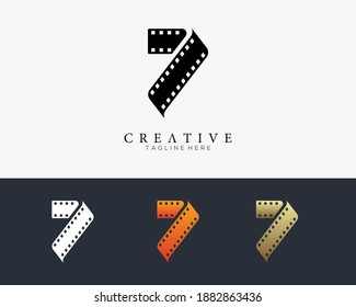  Set of colour number 7 Film strip
