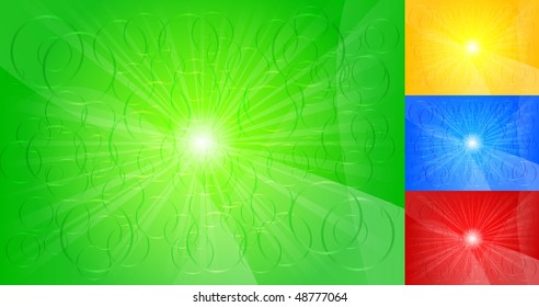 Set of colourful backgrounds for your design -  eps 10