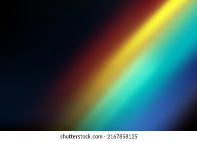 A Set Of Colourful Vector Lens, Crystal Rainbow  Light  And  Flare Transparent Effects.Overlay For Backgrounds.Triangular Prism Concept.