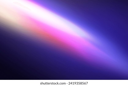 Un conjunto de lentes vectoriales coloridas, luz arco iris de cristal y efectos transparentes de la bengala.Superposición para fondos.Concepto de prisma triangular.