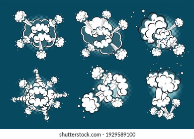 Set of comic booms, Great explosions