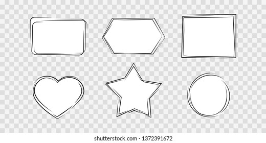 Set of comic speech banners. Vector Illustration and graphic elements.