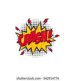 Set of Comic Text, Pop Art style.Cartoon sound effect.