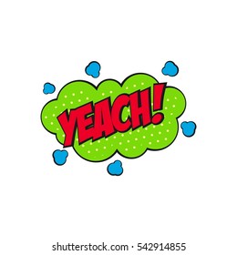 Set of Comic Text, Pop Art style.Cartoon sound effect.
