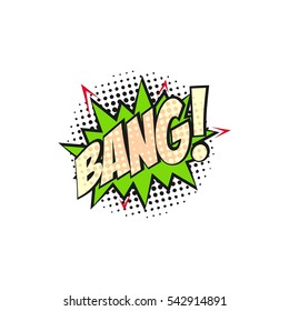 Set of Comic Text, Pop Art style.Cartoon sound effect.