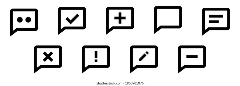 Satz von Kommentaren für das Symbol eps10