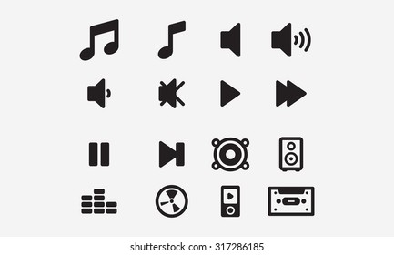 Set of communications icon